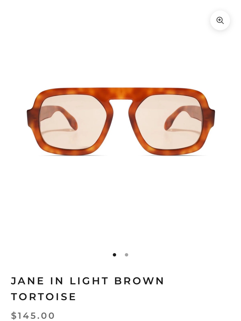 Jane Light Brown Tortoise Sunglasses